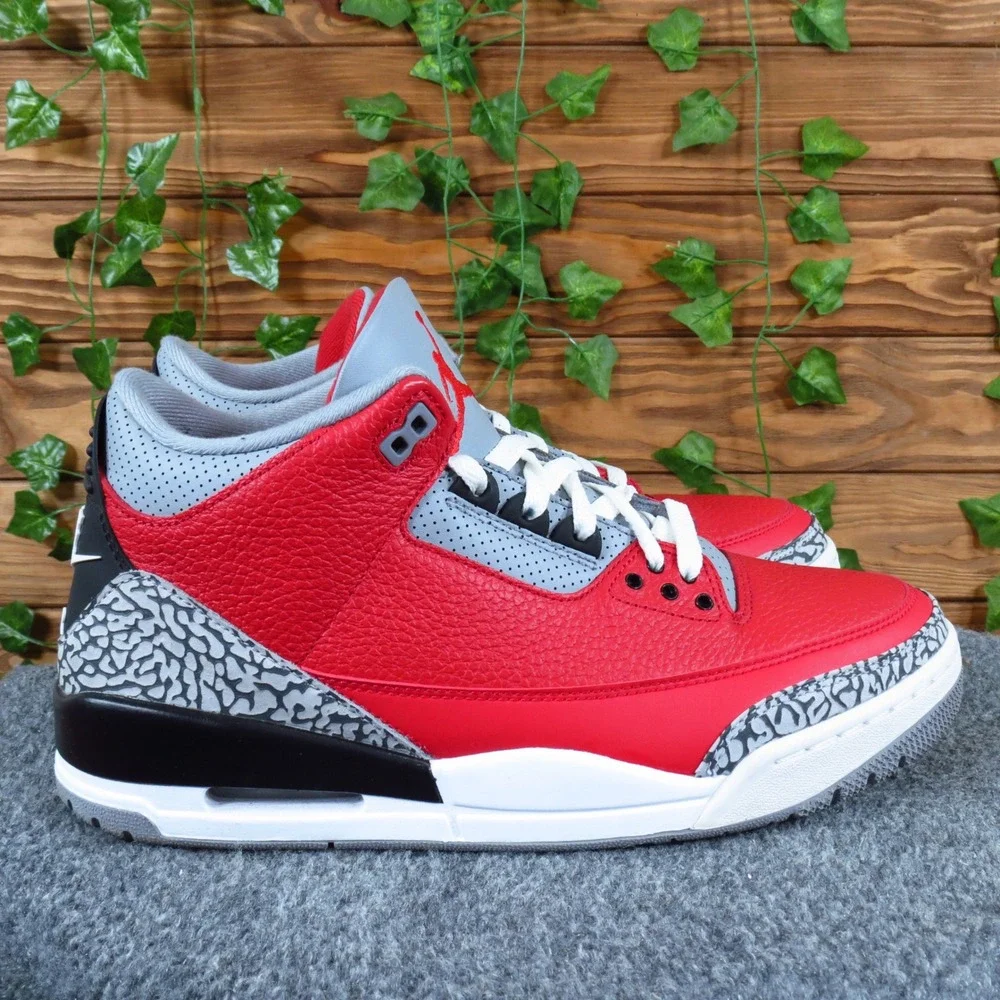 Nike‎ Air Jordan 3 Retro SE Unite CHI Exclusive Mens Basketball Shoes Sz 9.5 Red